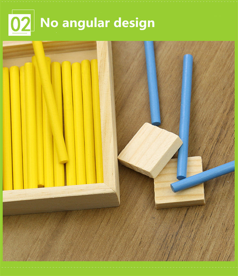 Maths Teaching Aid: Wooden Digital Sticks for Kids to Learn Mathematics Easily!, Halloween, Christmas, and Thanksgiving Day gift