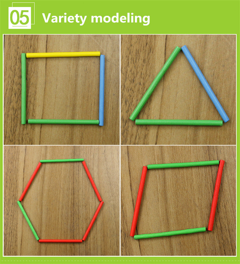 Maths Teaching Aid: Wooden Digital Sticks for Kids to Learn Mathematics Easily!, Halloween, Christmas, and Thanksgiving Day gift
