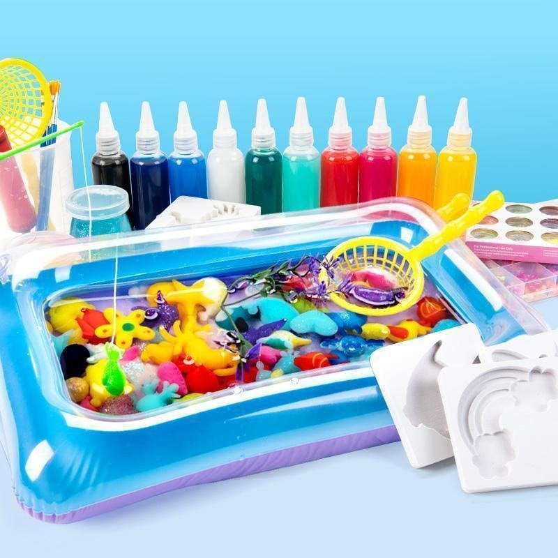 Magic Water Elf Toy Kit Handmade Water Toy DIY Fairy Magic Water Elf Animal Mold Birthday Christmas Gifts for Kids Party Favors