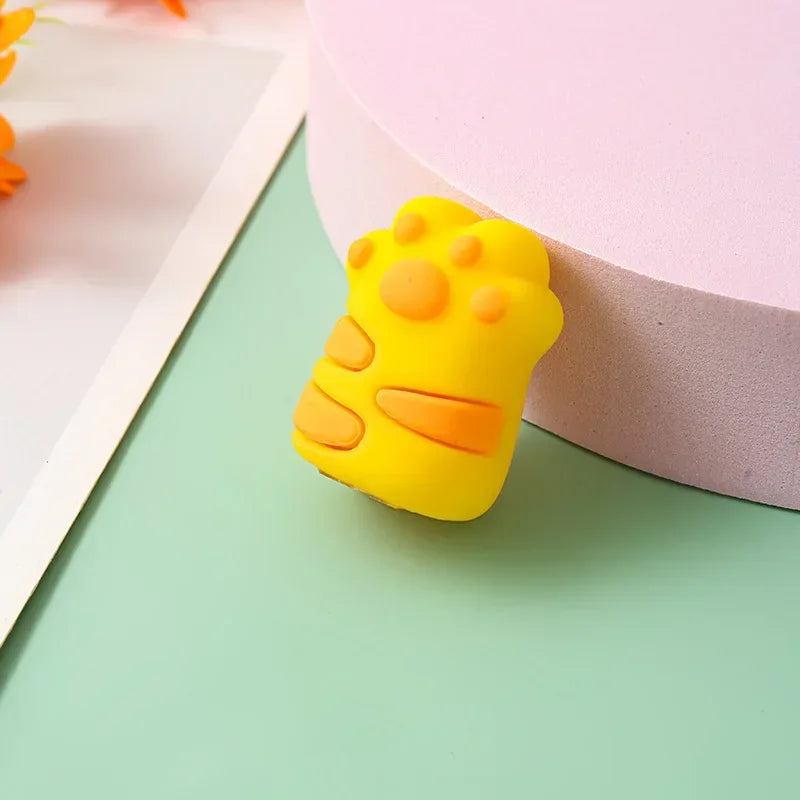 Bleistiftspitzer für Schüler, kawaii Cartoon-Tier- und Frucht-Design, niedlicher Anspitzer für Kinder, tolles Schulmaterial."