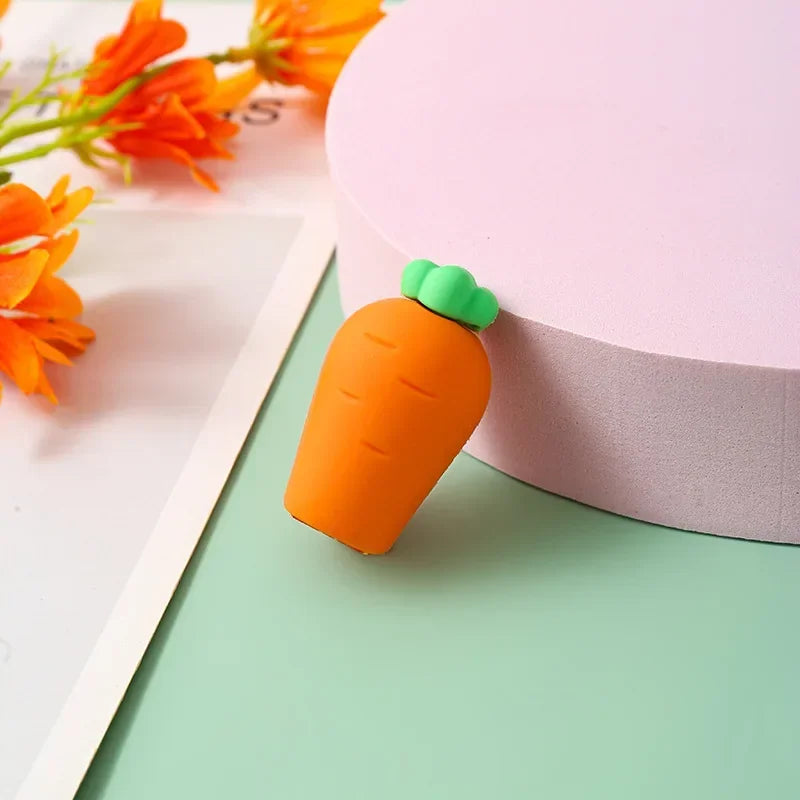 Bleistiftspitzer für Schüler, kawaii Cartoon-Tier- und Frucht-Design, niedlicher Anspitzer für Kinder, tolles Schulmaterial."