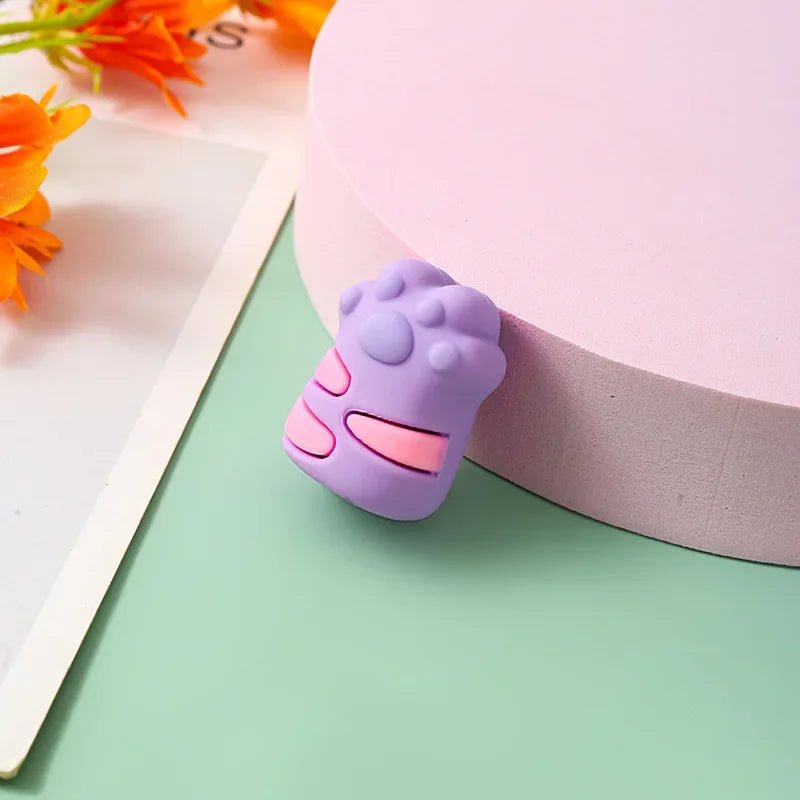 Bleistiftspitzer für Schüler, kawaii Cartoon-Tier- und Frucht-Design, niedlicher Anspitzer für Kinder, tolles Schulmaterial."